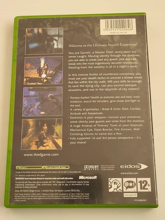 Gra Thief Deadly Shadows Microsoft Xbox