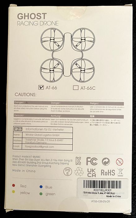 Drone ATOYX para crianças ou iniciantes AT-66 (novo)
