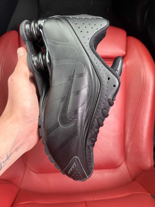 (ОПЛАТА ПІСЛЯ ОГЛЯДУ)Nike Shox R4 Black Найк Шокс Р4 Чорні