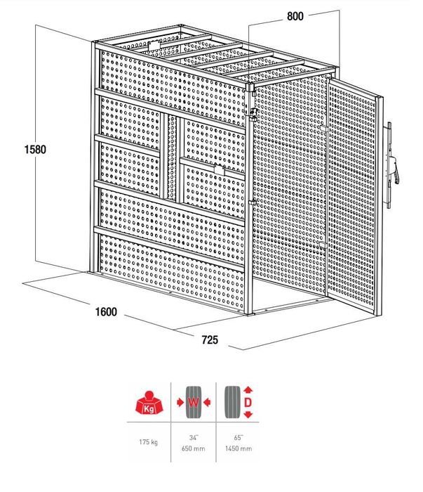 Osłona / kosz do pompowania kół