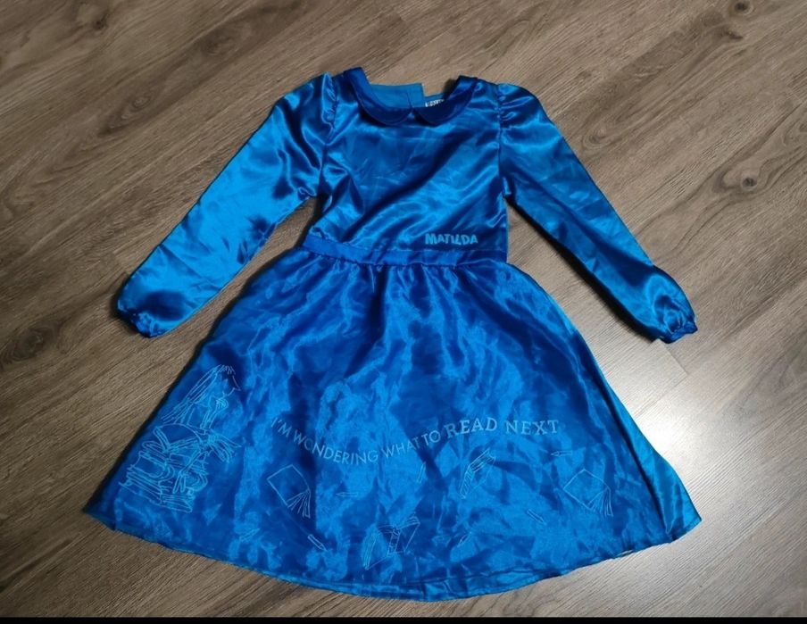 Sukienka Matylda kostium strój przebranie rozmiar 128