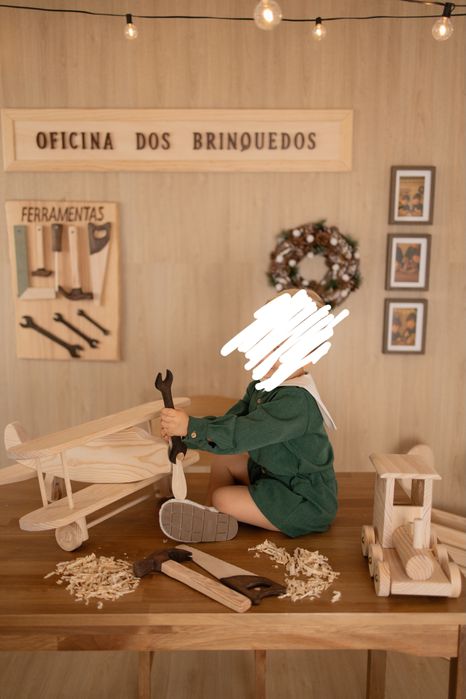 Cenário de Natal - Oficina dos Brinquedos