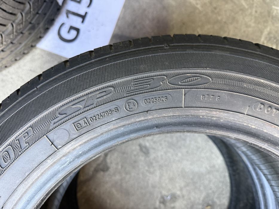Шины 175/65 R15 Dunlop SP30 б/у лето пара 3,5мм ар.204052