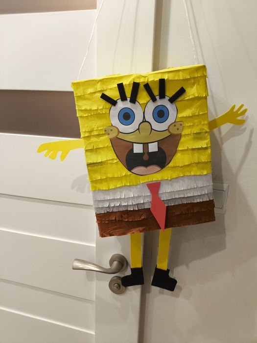 Duża piniata urodziny SpongeBob ekspresowa wysyłka
