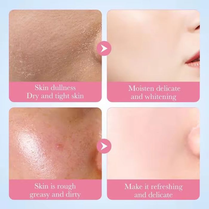 Zestaw kosmetyków SADOER Collagen Sakura do pielęgnacji twarzy.