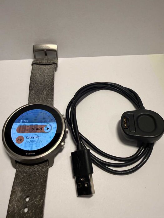 Zegarek Suunto 7 Titanium Stone Gray, wyświetlacz dotykowy AMOLED