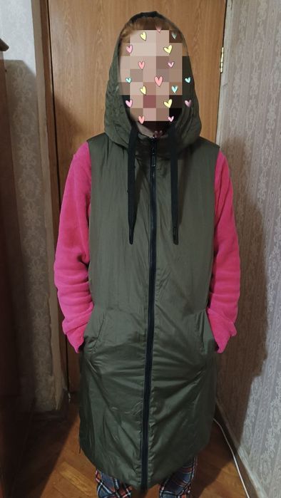 Жилет двосторонній, стан ідеальний. Розмір S