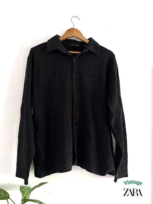 Camisa/ Casaco Zara Bombazine Azul Escuro (Vintage 00’s)