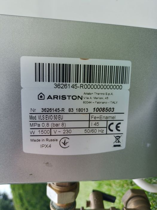 Podgrzewacz wody bojler Ariston Velis EVO 50 EU