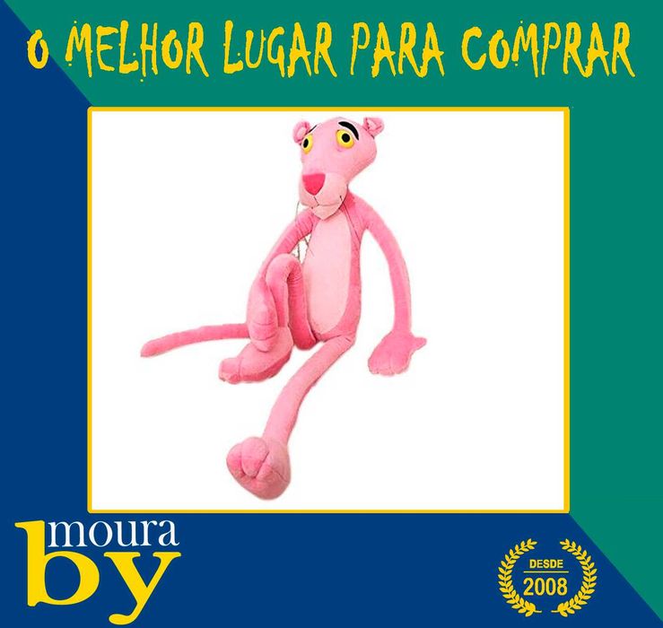 Peluche Pantera cor de rosa serie TV 40cm