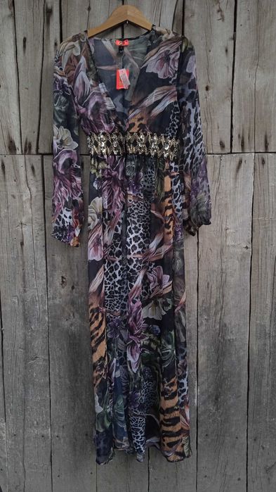 Pareo narzutka nowa z metkamo na plażę river island resort s 36 długa