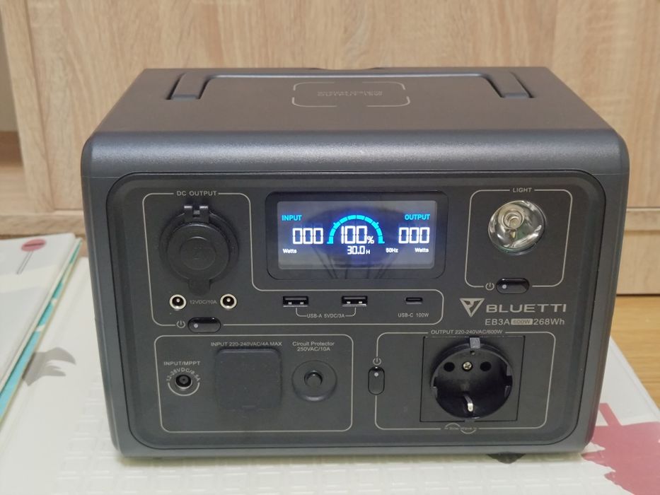 Зарядная станция BLUETTI EB3A 600 ВТ, 268 Вт*ч