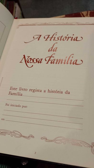 A História da Nossa Família (Para preencher)