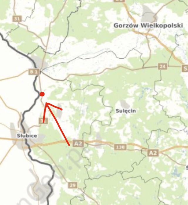 Działki budowlane Górzyca - 0,43 / 0,38 ha