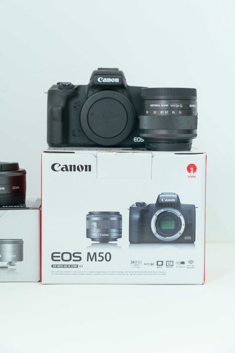 Kit CANON EOS M50 + Objetivas