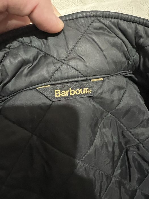 BARBOUR (L/XL) Gear Quilted International Jacket чоловіча куртка вітро