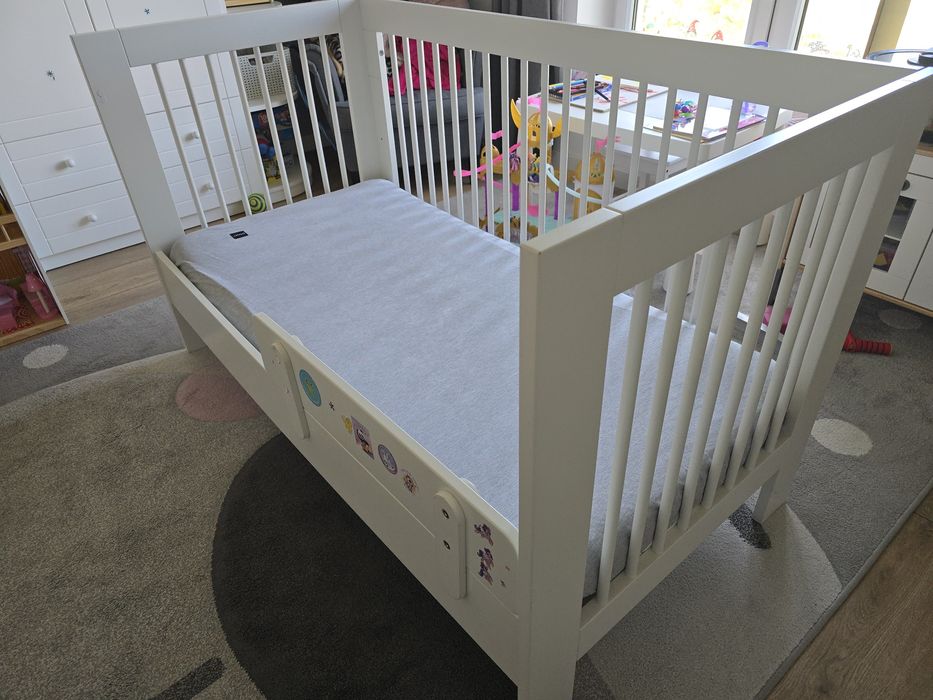 Pinio Łóżeczko-tapczanik 140x70 Łóżko i materac