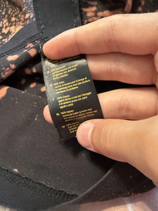 Футболка Alpha Industries X Nasa off dye кастом