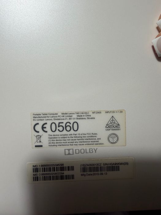 Lenovo Tab 2 A8-50LC