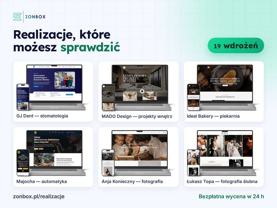 Strony internetowe WordPress dla firm - tworzenie stron www i sklepów