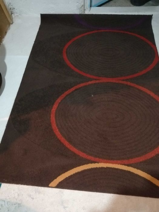 Carpete castanha 119x172cm