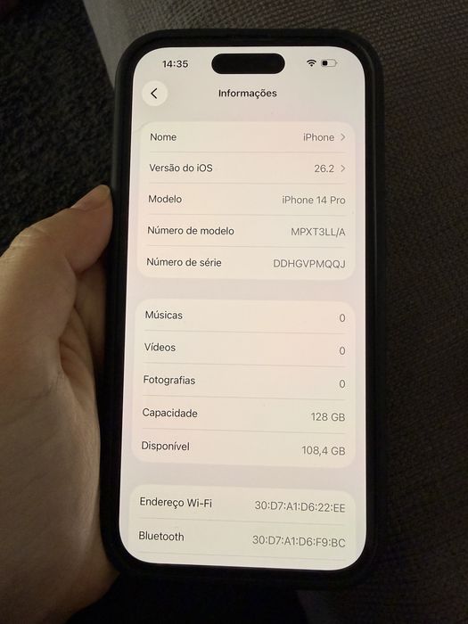 iPhone 14 Pro – 128GB – Preto (Original)