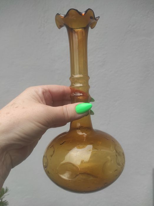 Wazon ze szkła dmuchanego wys 20 cm
