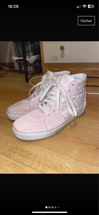 Tenis vans rosa