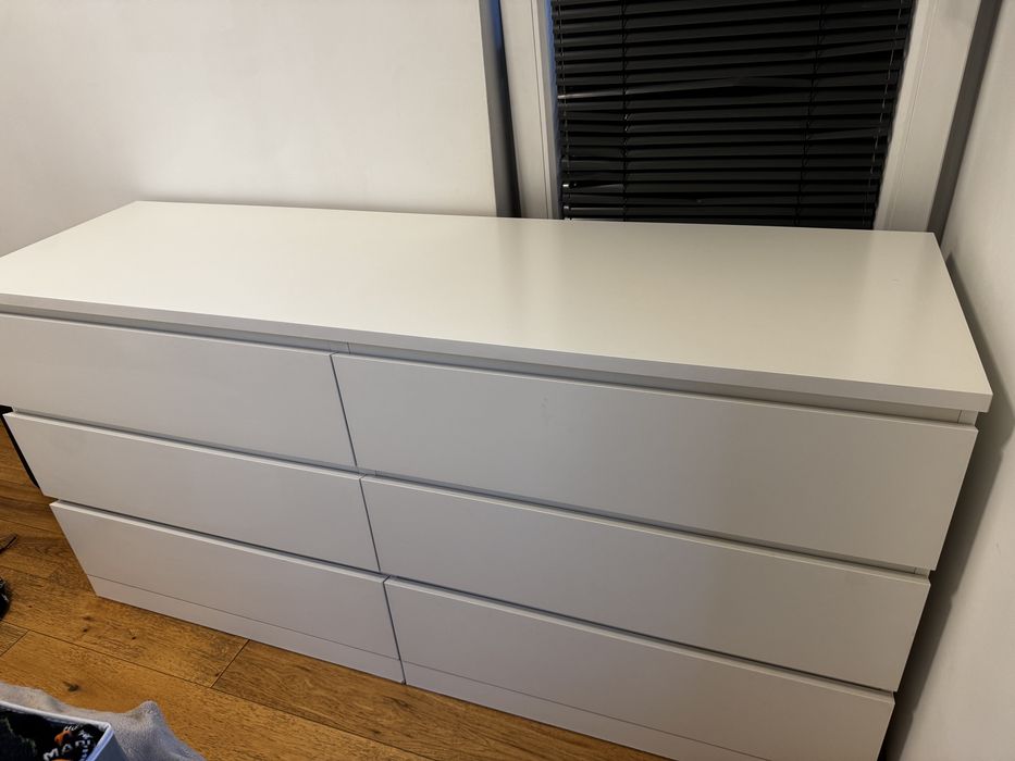 Komoda biała 160cm Malm Ikea
