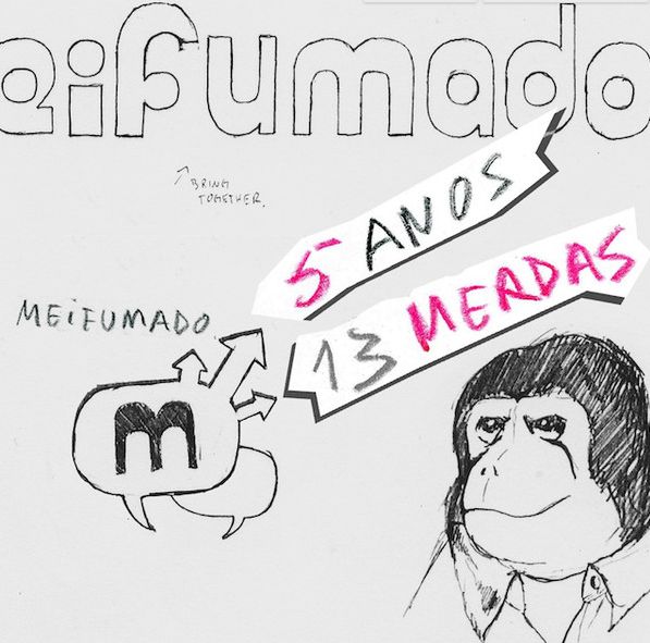 raro cd: "Meifumado - 5 anos, 13 merdas"