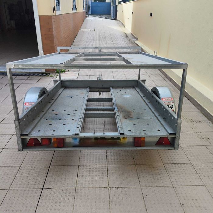 Atrelado basculante 1x Moto4 ou 2x Kart