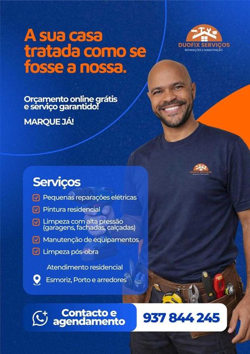 Serviços de reparação, pintura e manutenção