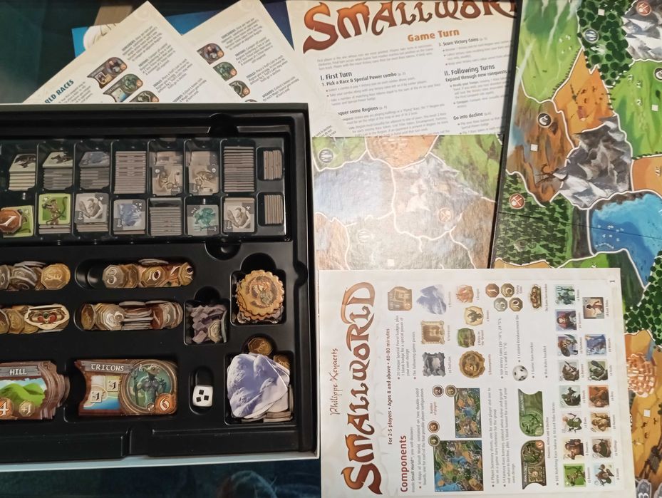 Smallworld boardgame jogo tabuleiro
