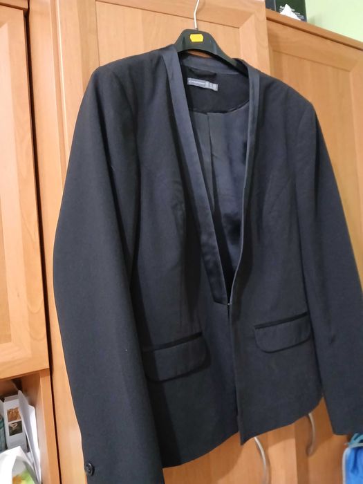 Marynarka żakiet damski czarny 44