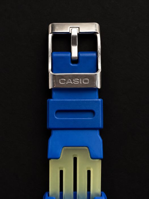 Nowy vintage pasek Casio G-Shock DW-6900S-2V niebieski transparentny