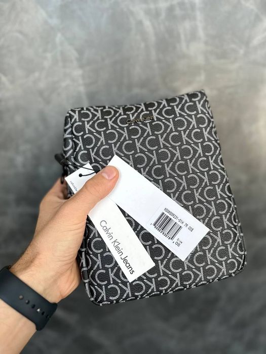 Мужская сумка через плечо Calvin Klein   планшетка подарок