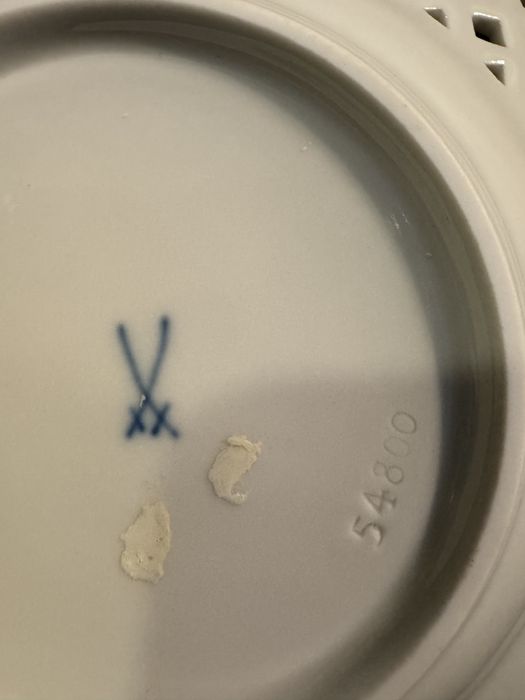 Meissen - ażurowy talerzyk