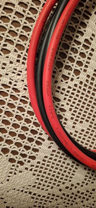 Par de Cabos para baterias 25mm² com 1.50cm