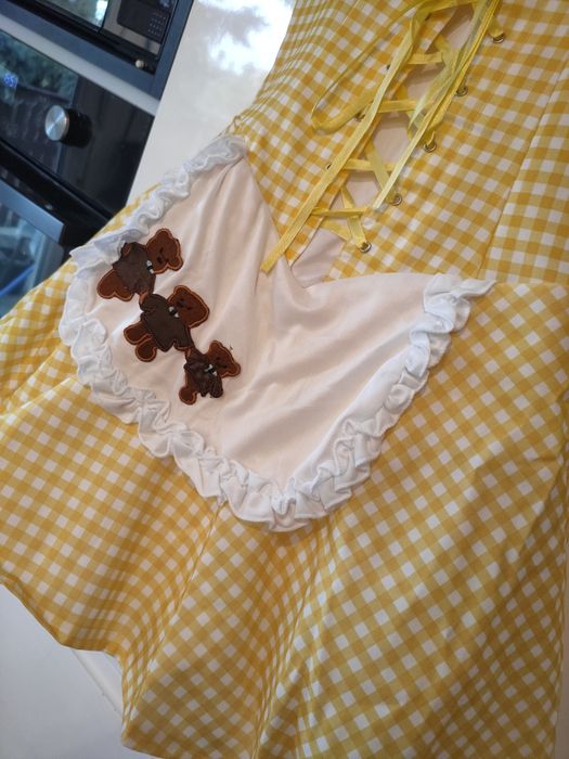Sukienka baby Dolls goldilocks kostium strój halloween przebranie