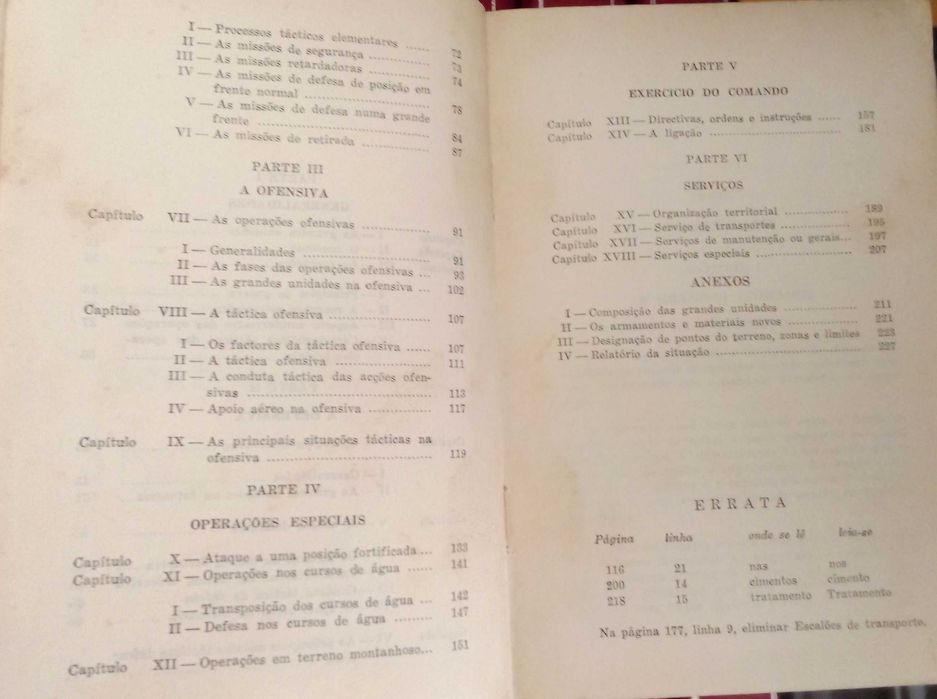 Instruções para o emprego táctico das grandes unidades