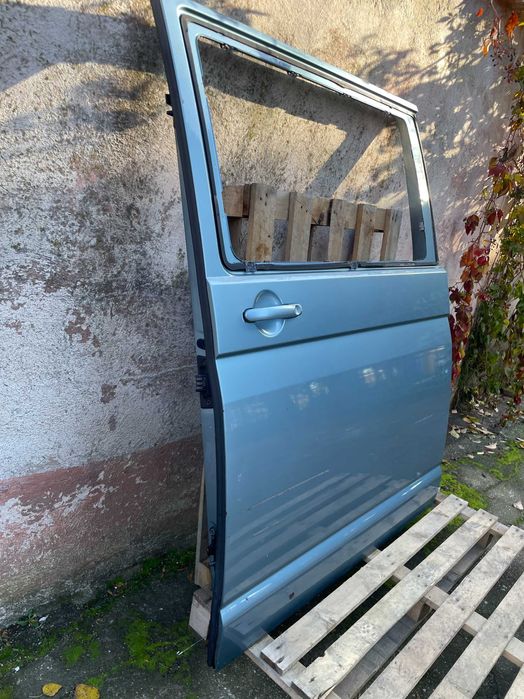 Drzwi przesuwne lewe VW T5 T6 multivan srebrny niebieski metalik