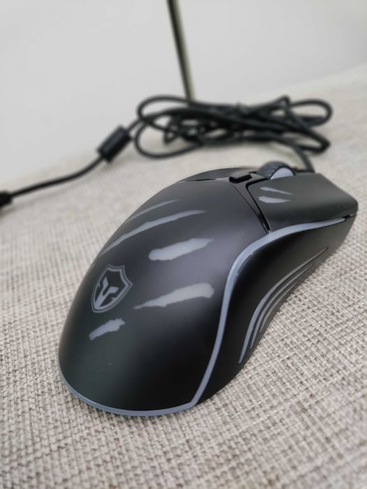 Myszka Gamingowa Battletron Led Usb Pc Ps Black Tiger