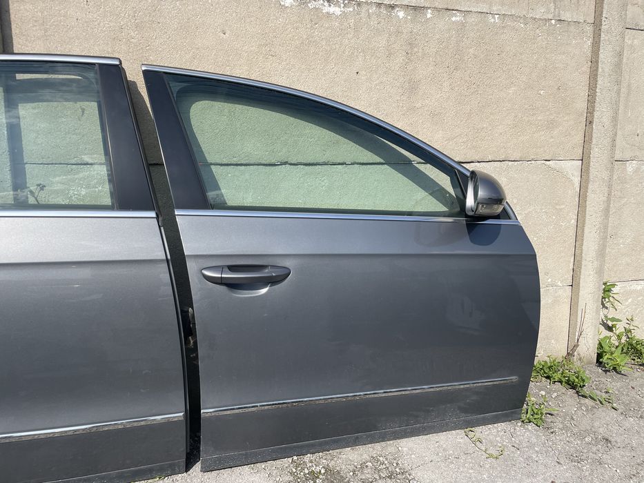 VW Volkswagen Passat B6 3C 05- LA7T Drzwi Prawe Przód Przednie Tył Tylne Bez Rdzy