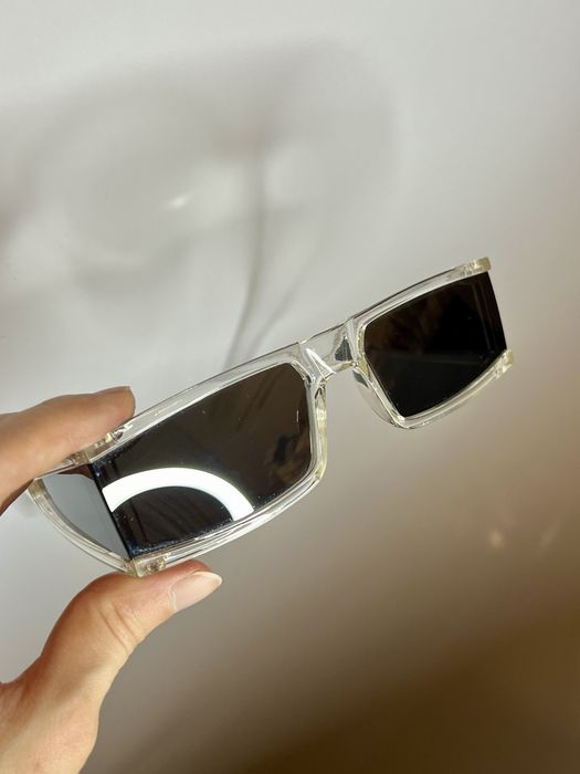 Зеркальные прозрачные очки