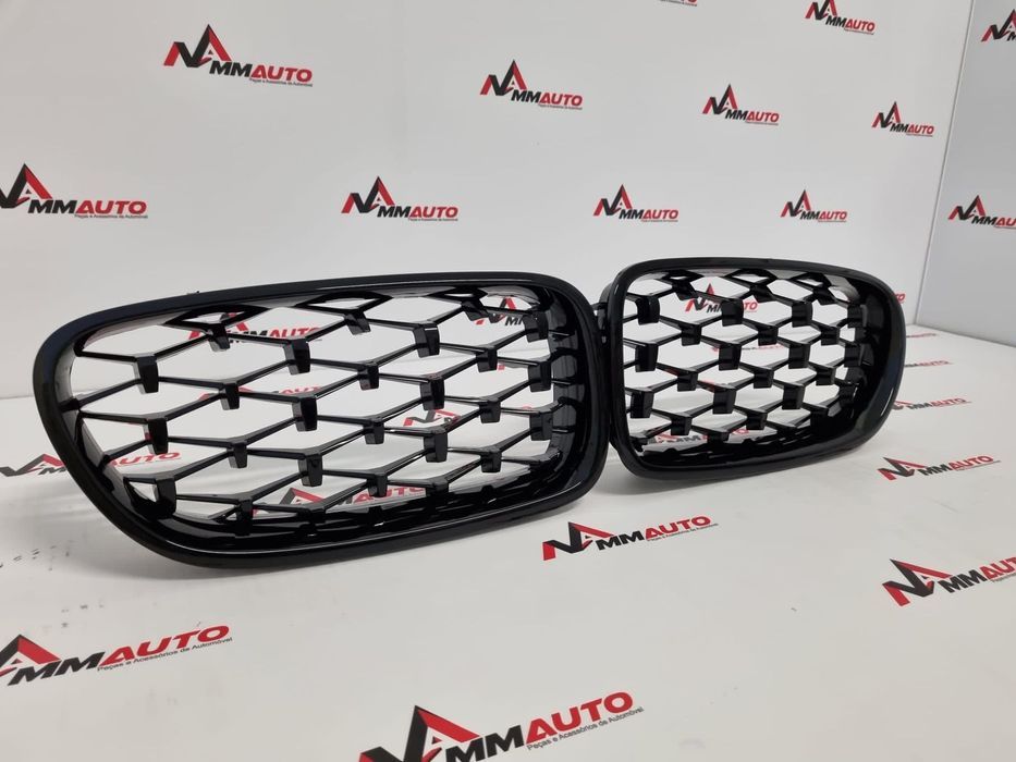 Grelhas Frontais BMW Série 5 F10 F11 Diamond Black