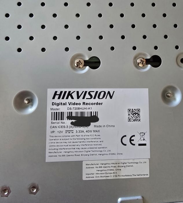 Switch PoE Netgear GS728TP + DVR Hikvision 8ch + 3x HDMI Extender