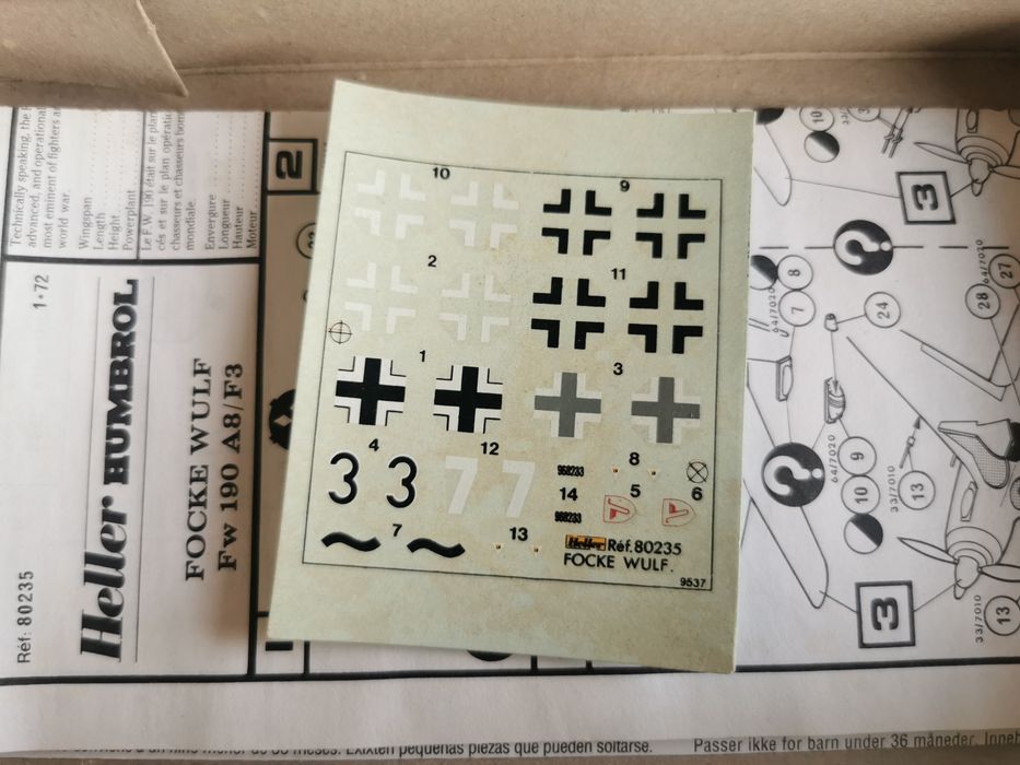 Kit Heller 1/72 – Focke-Wulf Fw 190 A8/F3