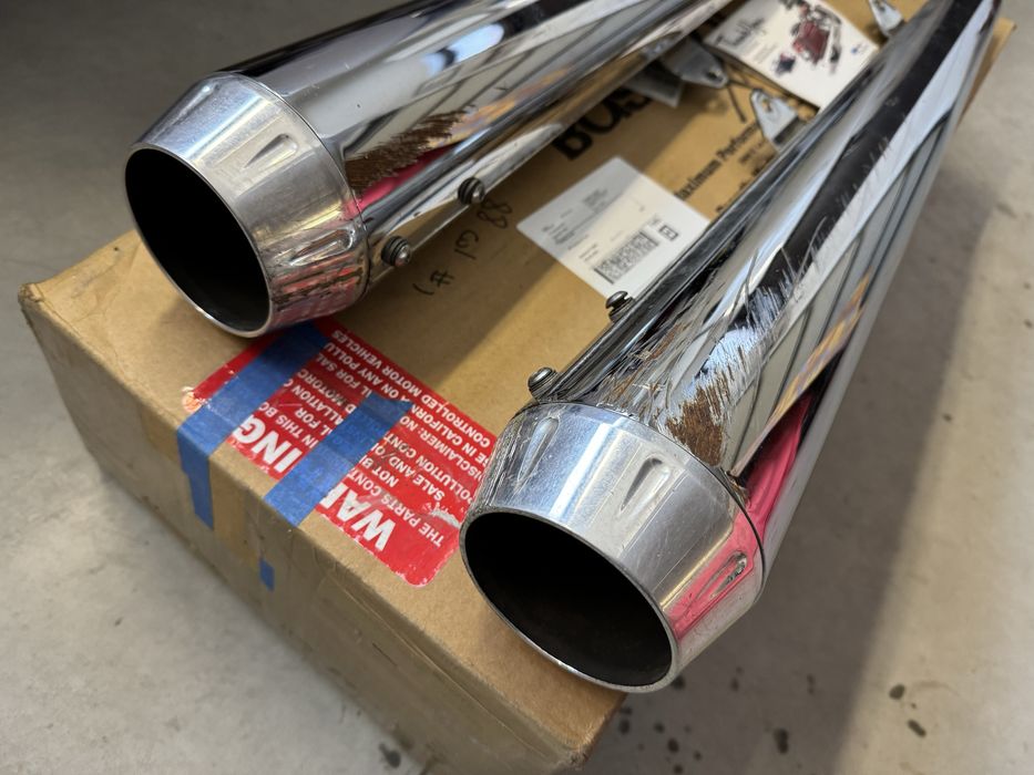 Труби вихлопні Bassani Megaphone для мотоцикла Harley Davidson