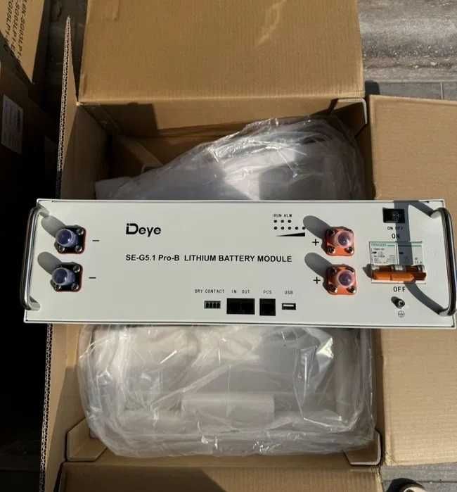 Акумуляторна батарея Deye SE-G5.1 Pro-B 100Ah 51,2V  (5.12 кВт)