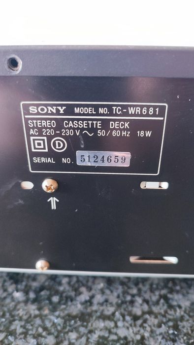 Sony TC-WR681 deck duplo